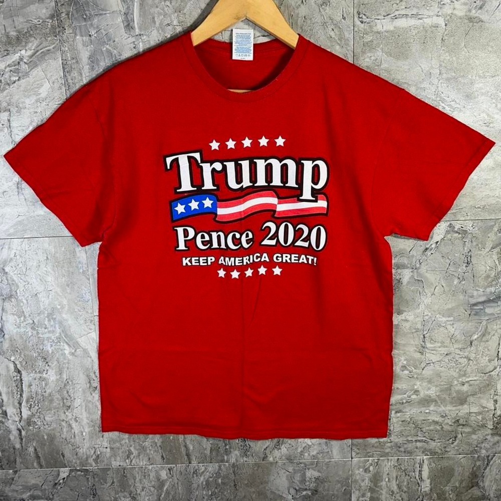 Red cotton Trump 2020 streetwear‎ tee  Men's Large #Trump2020